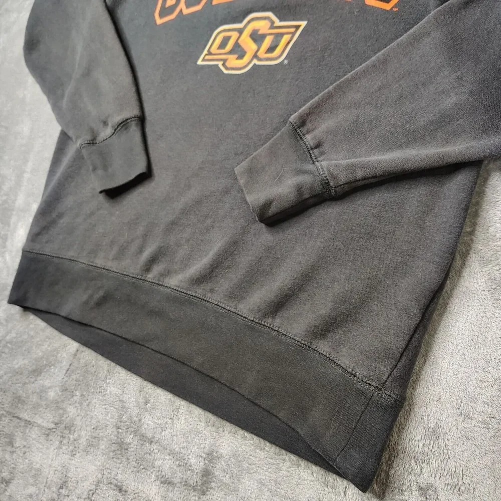 OSU Oklahoma State University Cowboys Sweater‎ Mens Medium Section 101 Crewneck